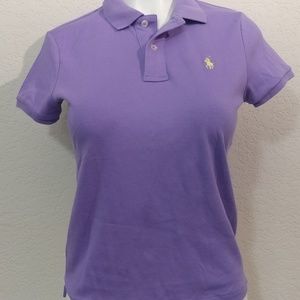 Ralph Lauren sport purple slim fit polo shirt